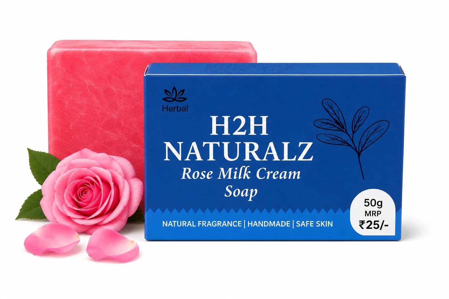 Rose Milk Cream Soap | 50g